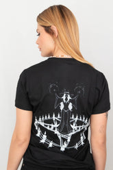 Camiseta Babylook Preta Feitiço da Bruxa